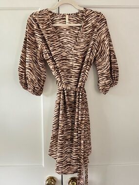 Tyche tiger print dress